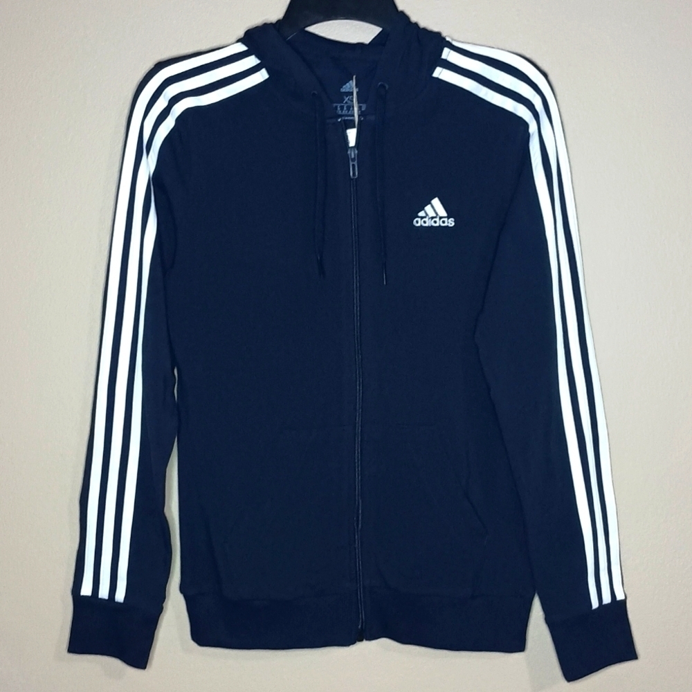 Adidas Zip Front Lightweight Hoodie
